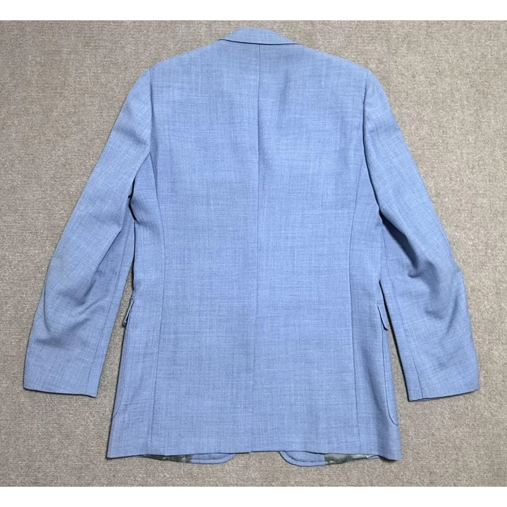 Vintage Jack Nicklaus Golden Bear Blazer Mens 44 Blue Sport‎ Coat Jacket 70s
